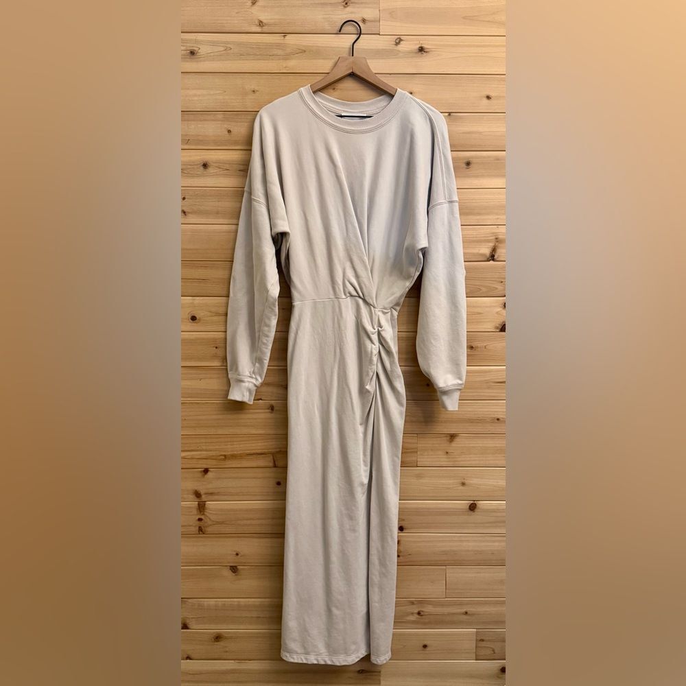 Marant Etoile Sz 36/4/S Sweatshirt Jersey Cotton Drop Shoulder Midi Length Dress